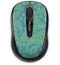Компьютерная мышь Microsoft Wireless Mobile Mouse 3500 Limited Edition Aqua Paisley