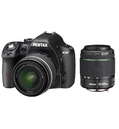 Зеркальный фотоаппарат Pentax K 50 Black Kit DAL 18-55 WR + 50-200 WR