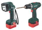 Шуруповерт Metabo BS 12 NICD +  фонарь  ULA 12 NICD
