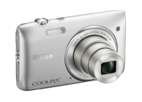 Компактный фотоаппарат Nikon COOLPIX S3500 Silver