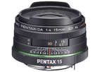 Фотообъектив Pentax SMC DA 15mm f/4 AL Limited