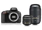Зеркальный фотоаппарат Nikon D5500 Kit 18–55 VRII + 55–300 VR
