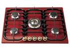 Газовая панель ILVE H 70 CNV Burgundy