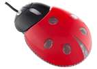 Компьютерная мышь Perfeo Божья Коровка PF-210-OP-RD Black-Red