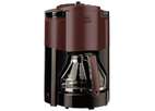 Кофеварка Melitta Look® DeLuxe, бордово-черная