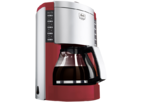 Кофеварка Melitta Look® DeLuxe, серебристо-красная