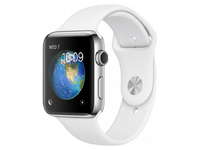 корпус из нержавеющей стали, спортивный ремешок белого цвета