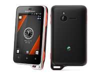 black with an orange stripe