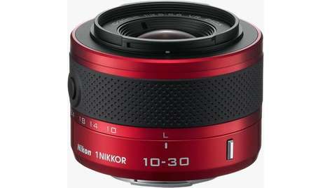 Беззеркальный фотоаппарат Nikon 1 J1 RD Kit + 10-30mm VR