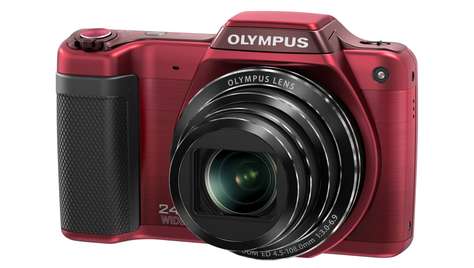 Компактный фотоаппарат Olympus SZ-15 красный