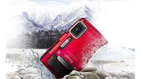 Компактный фотоаппарат Olympus Tough TG-830 красный