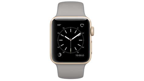 Умные часы Apple Watch Series 1, 38 мм серый камень/золотистый