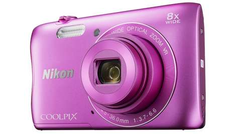 Компактный фотоаппарат Nikon COOLPIX S 3700 Pink