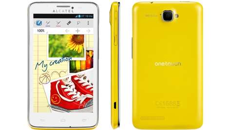 Смартфон Alcatel ONE TOUCH SCRIBE EASY 8000D yellow