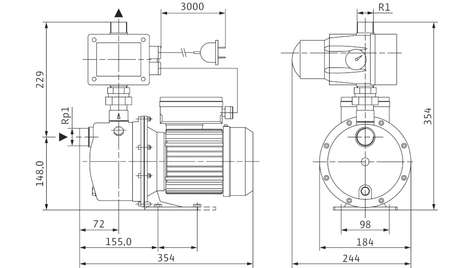 Насосная станция Wilo FWJ 202