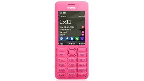 Мобильный телефон Nokia 206 Magenta