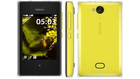 Смартфон Nokia Asha 503 Dual Sim Yellow