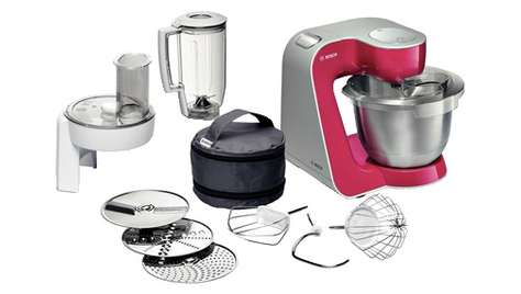 Кухонный процессор Bosch MUM 54420/54520/54620/54920/54720/54020 (Малиновый)