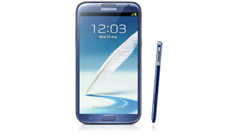 Смартфон Samsung Galaxy Note II GT-N7100 blue 16 Gb