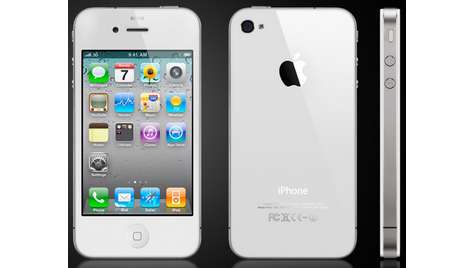Смартфон Apple iPhone 4 white 8 Gb