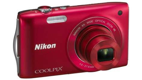 Компактный фотоаппарат Nikon COOLPIX S3300 Red