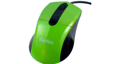 Компьютерная мышь Perfeo PF-203-OP -GN Green