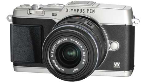 Беззеркальный фотоаппарат Olympus PEN E-PL5 с объективами 14–42 и 15 мм 1:8,0 серебристый