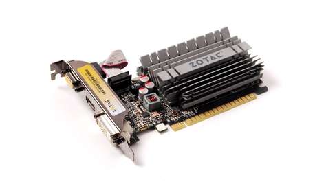 Видеокарта ZOTAC GeForce GT 730 902Mhz PCI-E 2.0 1024Mb 1600Mhz 64 bit (ZT-71114-20L)