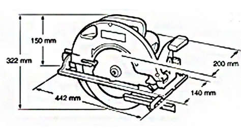 Циркулярная пила Makita 5103 R