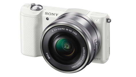 Беззеркальный фотоаппарат Sony A 5000 Kit 16-50mm f/3.5-5.6 (SEL-1650) White