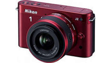 Беззеркальный фотоаппарат Nikon 1 J2 RD Kit + 10-30mm + 30-110mm