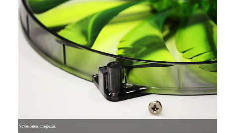 Корпусной вентилятор AeroCool Silent Master Green 200 mm