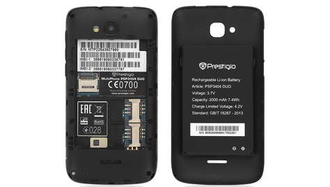 Смартфон Prestigio MultiPhone 3404 DUO