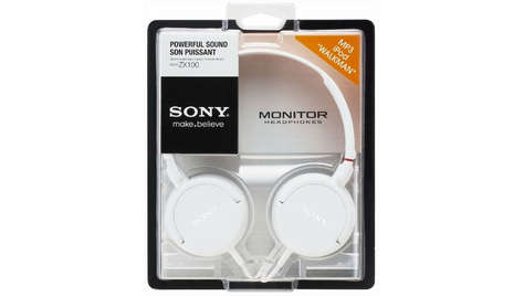 Наушник Sony MDRZX 100 W.AE
