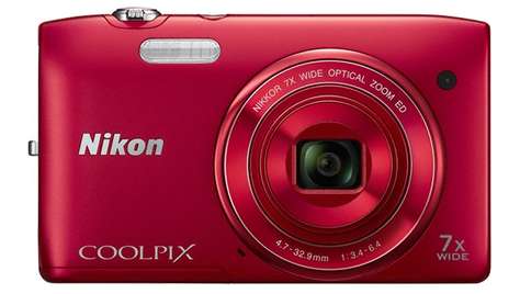 Компактный фотоаппарат Nikon Coolpix S3400 Red