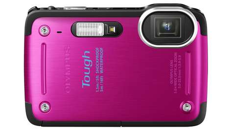 Компактный фотоаппарат Olympus TG-620 розовый