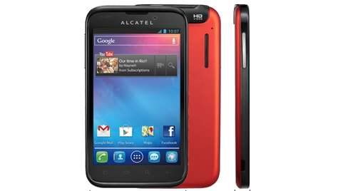 Смартфон Alcatel ONE TOUCH 995 red