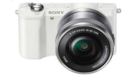 Беззеркальный фотоаппарат Sony A 5000 Kit 16-50mm f/3.5-5.6 (SEL-1650) White