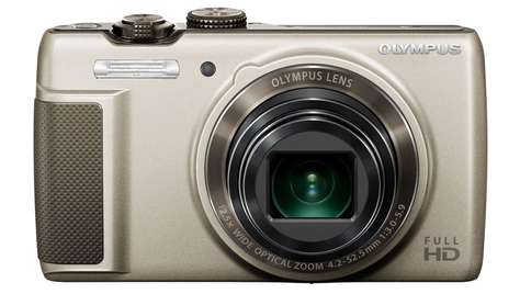 Компактный фотоаппарат Olympus SH-21 золотистый