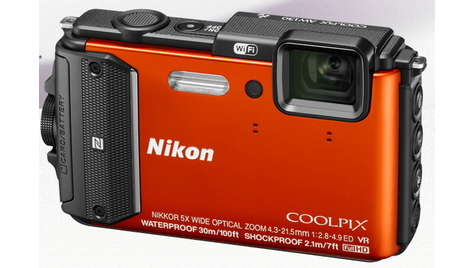Компактный фотоаппарат Nikon COOLPIX AW130 Red