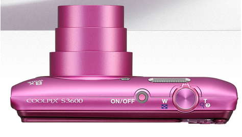 Компактный фотоаппарат Nikon COOLPIX S 3600 Pink