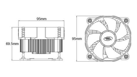 Система охлаждения Deepcool CK-11508