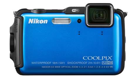 Компактный фотоаппарат Nikon COOLPIX AW 120 Blue