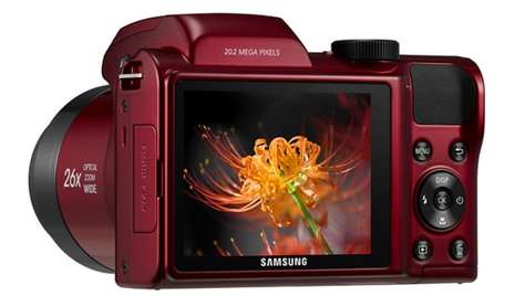 Компактный фотоаппарат Samsung WB110 Red