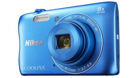 Компактный фотоаппарат Nikon COOLPIX S 3700 Blue