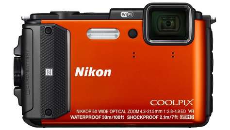 Компактный фотоаппарат Nikon COOLPIX AW130 Red