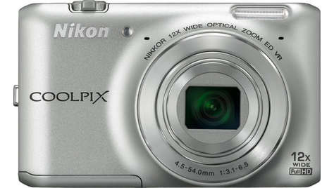 Компактный фотоаппарат Nikon COOLPIX S6400 Silver