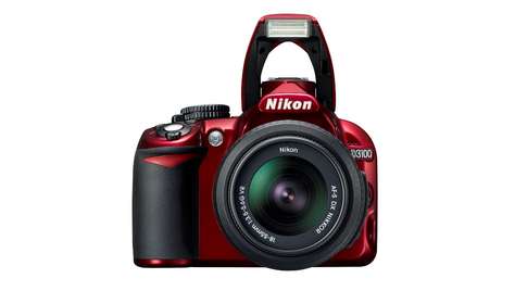 Зеркальный фотоаппарат Nikon D3200 kit 18-55VR (Red)