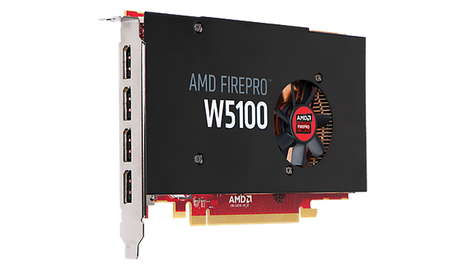 Видеокарта Hewlett-Packard FirePro W5100 930Mhz PCI-E 3.0 4096Mb 128 bit (J3G92AA)
