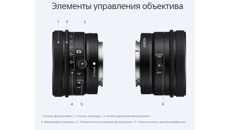 Фотообъектив Sony FE 40 mm F2.5 G (SEL40F25G)